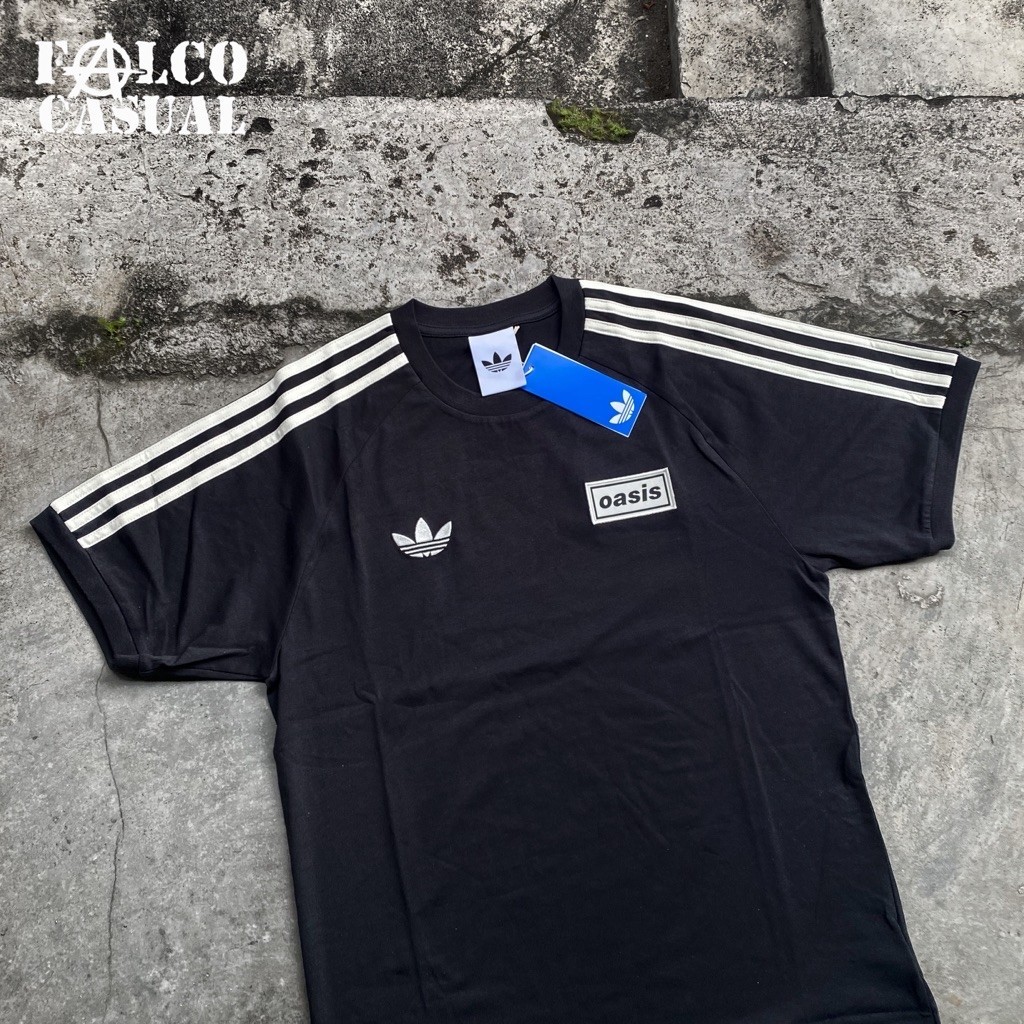 RINGER TEE ADIDAS OASIS 3-STRIPES ORIGINAL || T-SHIRT ADIDAS OASIS 3-STRIPES ORIGINAL || KAOS ADIDAS