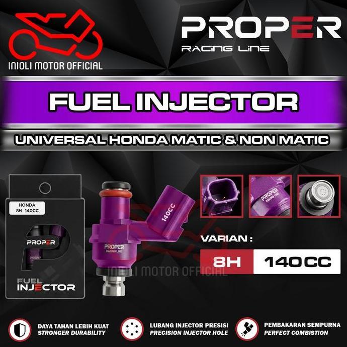 Promo INJECTOR PROPER RACING LINE BEAT SCOOPY VARIO PCX ADV GENIO STYLO BEAT DELUXE SONIC CB CBR CRF