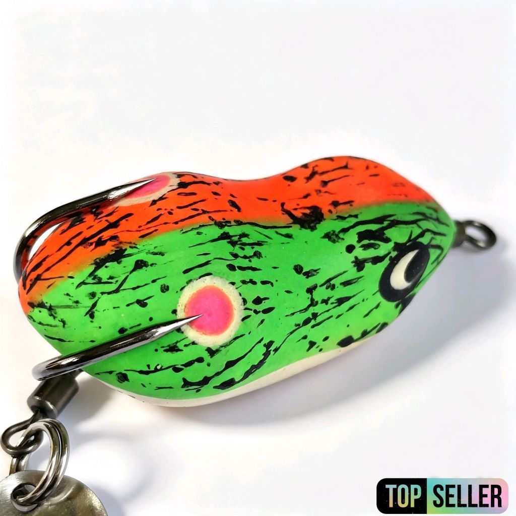 Soft frog lure casting ikan toman gabus.