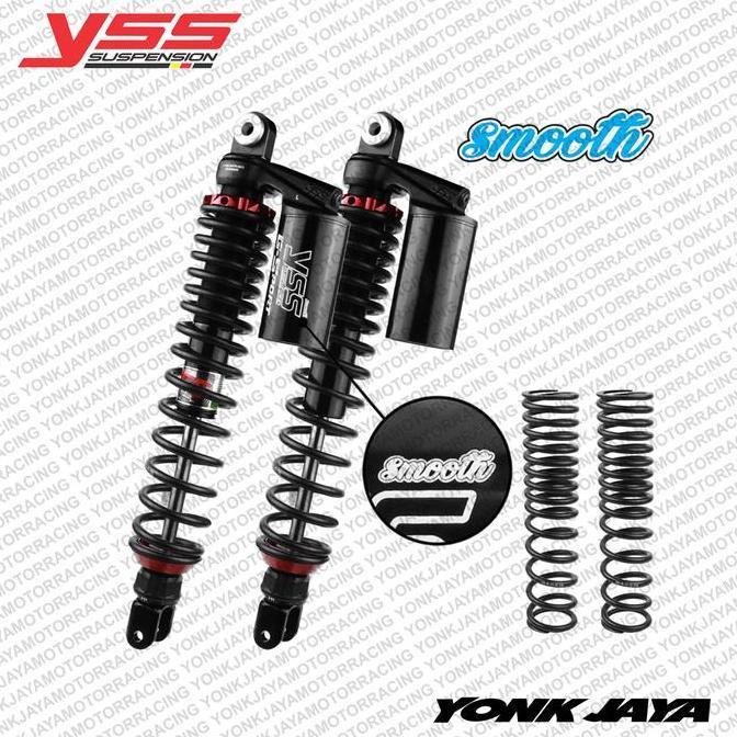 SHOCK YSS G-SPORT BLACK SERIES TG302-395TR 395MM BLACK/BLACK/BLACK ADV 160