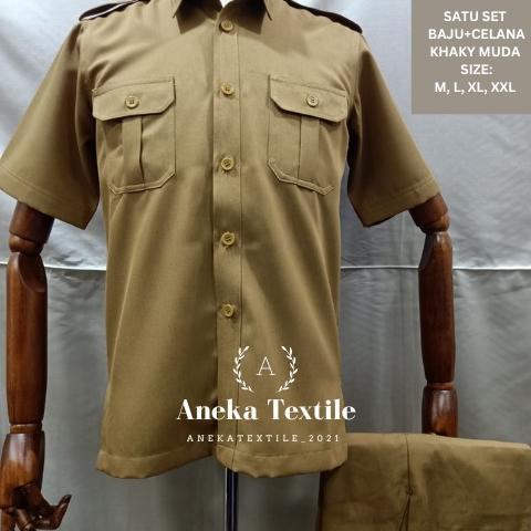 Top Rated Setelan Seragam Pdh Pemda Pns Pria Khaki Tua Dan Khaki Muda / Pdh Pemda Dki