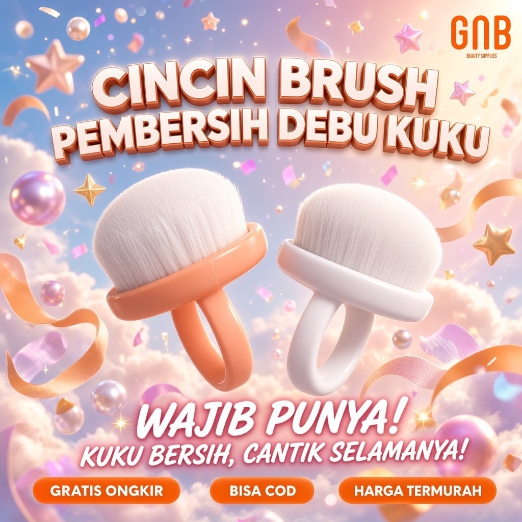 CINCIN BRUSH PEMBERSIH DEBU KUKU | cincin sikat pembersih kuku