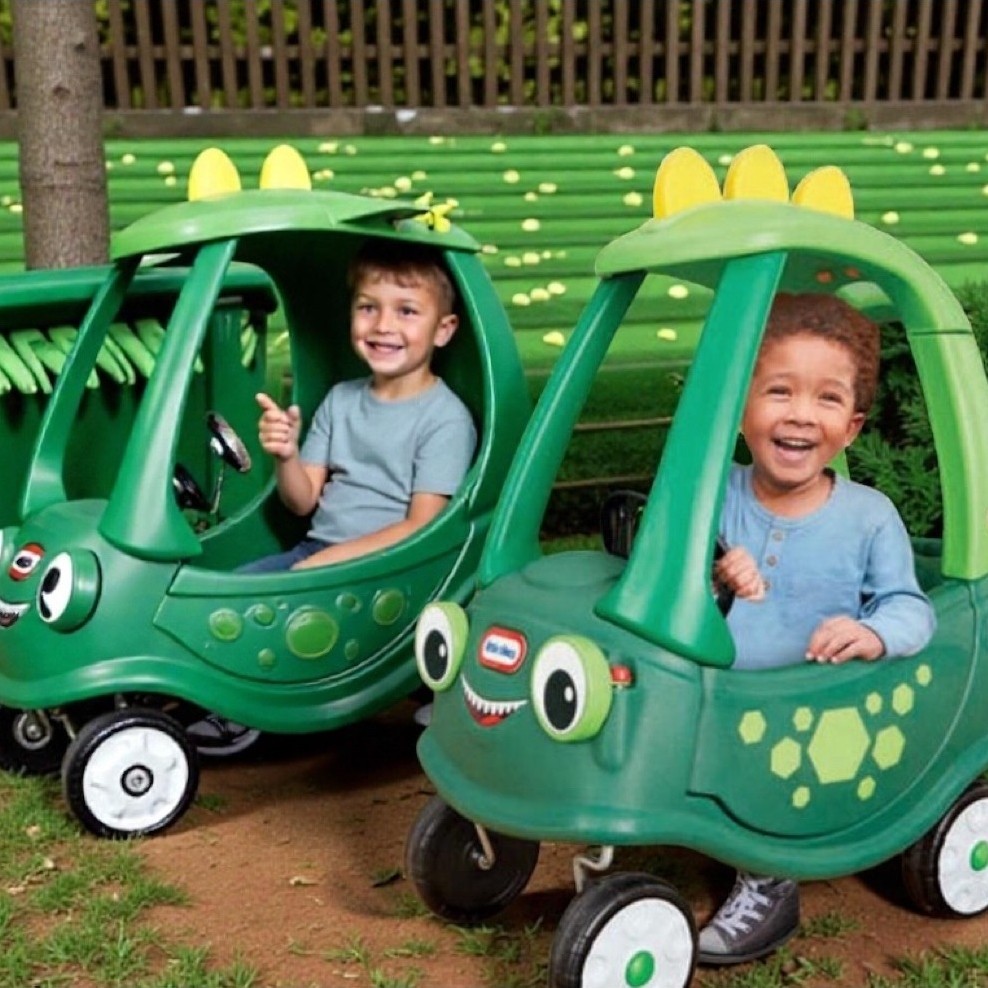 Little Tikes Dino Coupe mobilan anak