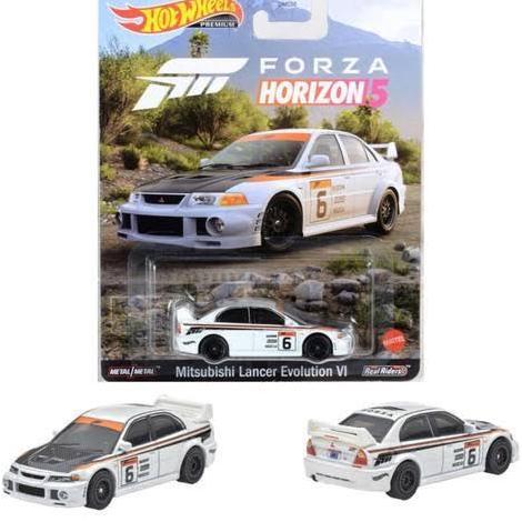 938K MITSUBISHI LANCER EVOLUTION VI FORZA HORIZON HOTWHEELS DIECAST