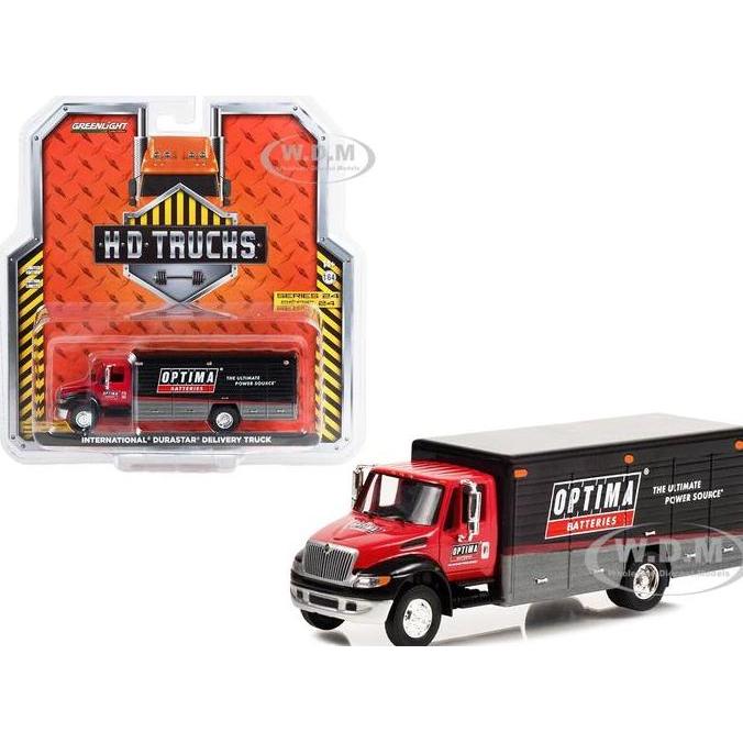 33240-C GREENLIGHT INTERNATIONAL DURASTAR DELIVERY TRUCK RED OPTIMA