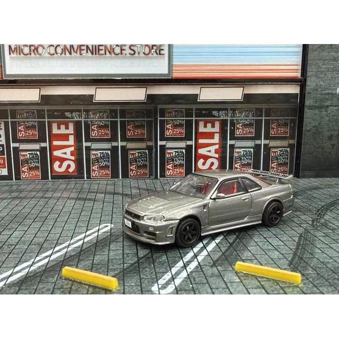 Shadow Nissan GTR Z-Tune R34 Green Purple Grey - LL-044-233 LL-044-234 LL-044-235 - Diecast Mobil Mo