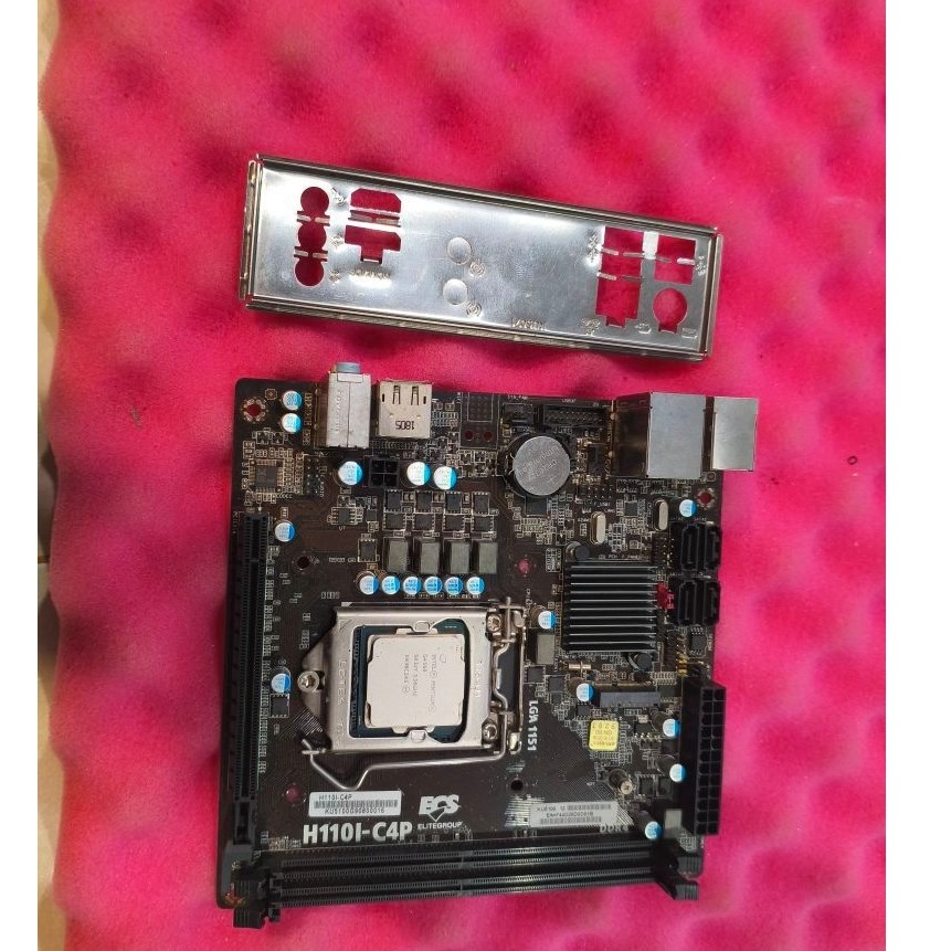 Intel G4560 Gen7 plus motherboard ECS H110I-C4P LGA1151 mini ITX