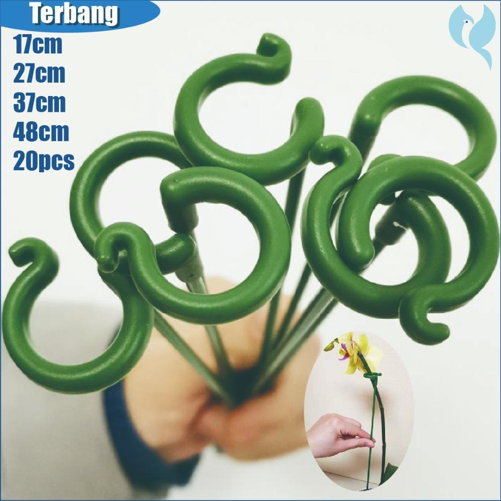 [ZEL] 20pcs Holder Tanaman Penyangga Batang Tanaman Penyangga Tanaman Hias Ajir Penyangga Tanaman