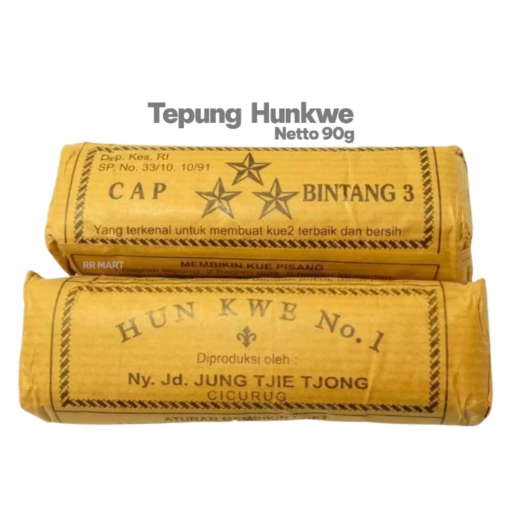 Tepung Hunkwe Cap Bintang 3 Kemasan 90 gram