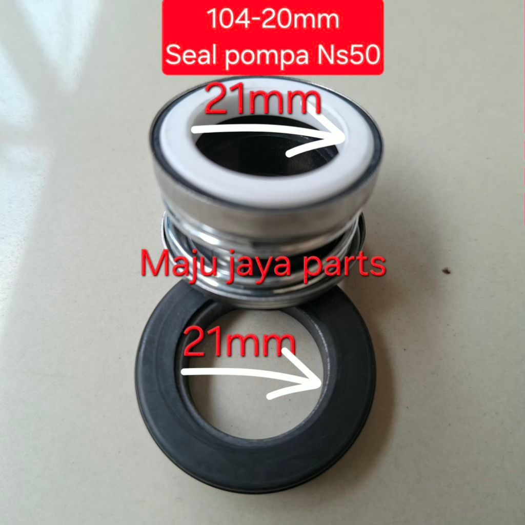104-20mm seal pompa air Ns50/mechanical seal