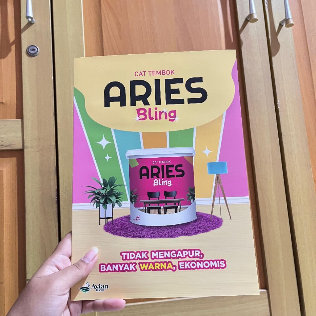 Katalog Warna Aries Bling Cat Tembok Avian | Katalog Warna Cat Aries Bling Original