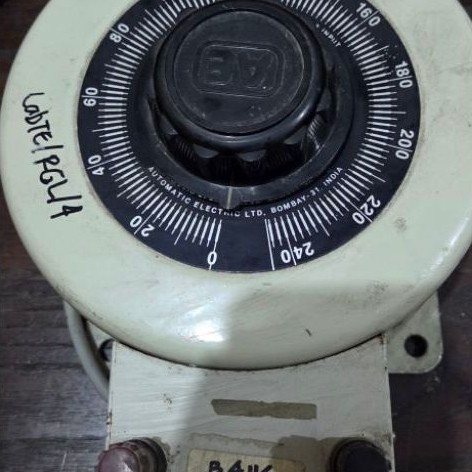 STAVOLT / REGULATOR / SLIDE REGULATOR 2.46 KVA