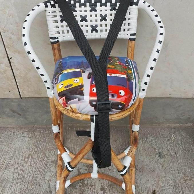 EXCLUSIVE paket kursi boncengan dudukan rotan jok depan bayi dan balita motor matic beat vario mio s