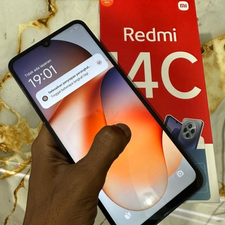 handphone Xiaomi Redmi 14c second original garansi