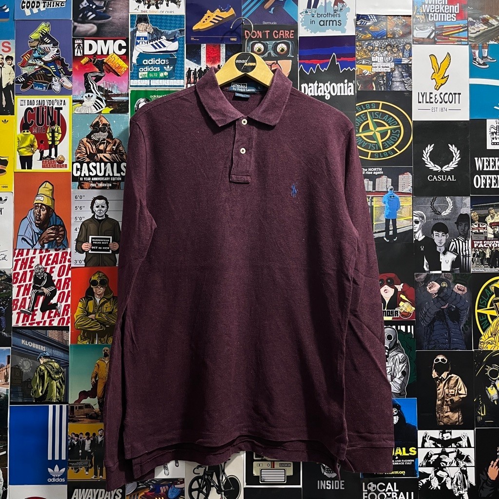 Long Sleeve / Polo Shirt / Rugby Shirt / Vintage / Second / POLO Ralph Lauren