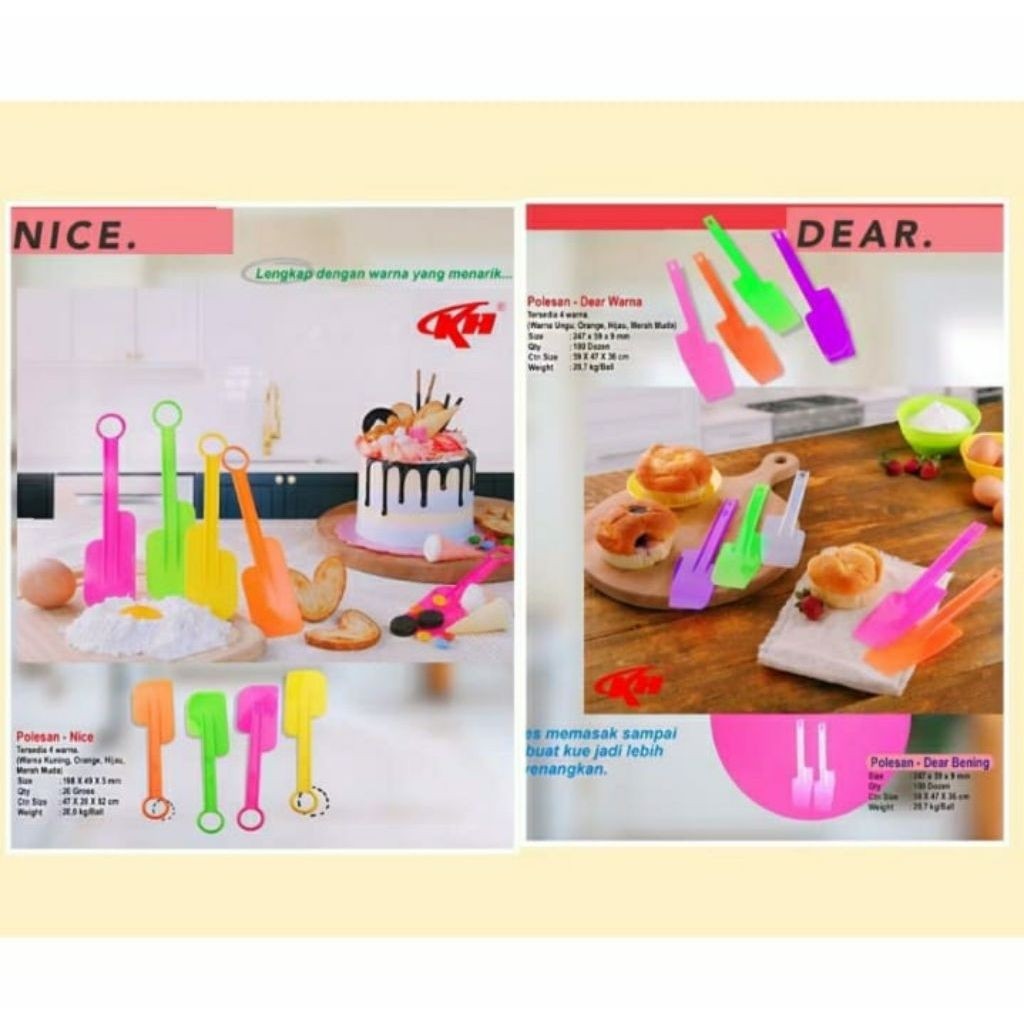 SPATULA / POLESAN NICE & DEAR KH (12pcs)