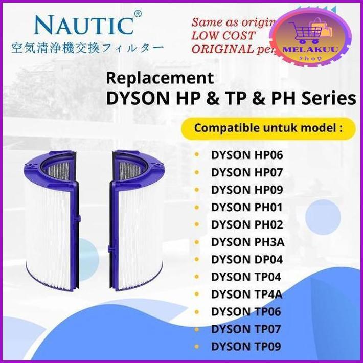 FILTER PENGGANTI UNTUK DYSON REPLACEMENT HEPA + CARBON TP06 TP07 TP09 TERBARU