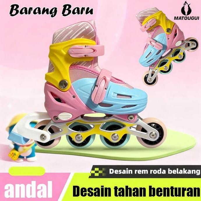 Sepatu Roda Anak / dewasa Sepatu Roda PU Roda Nyala Sepatu Roda Anak Laki Laki / Perempuan roda 4