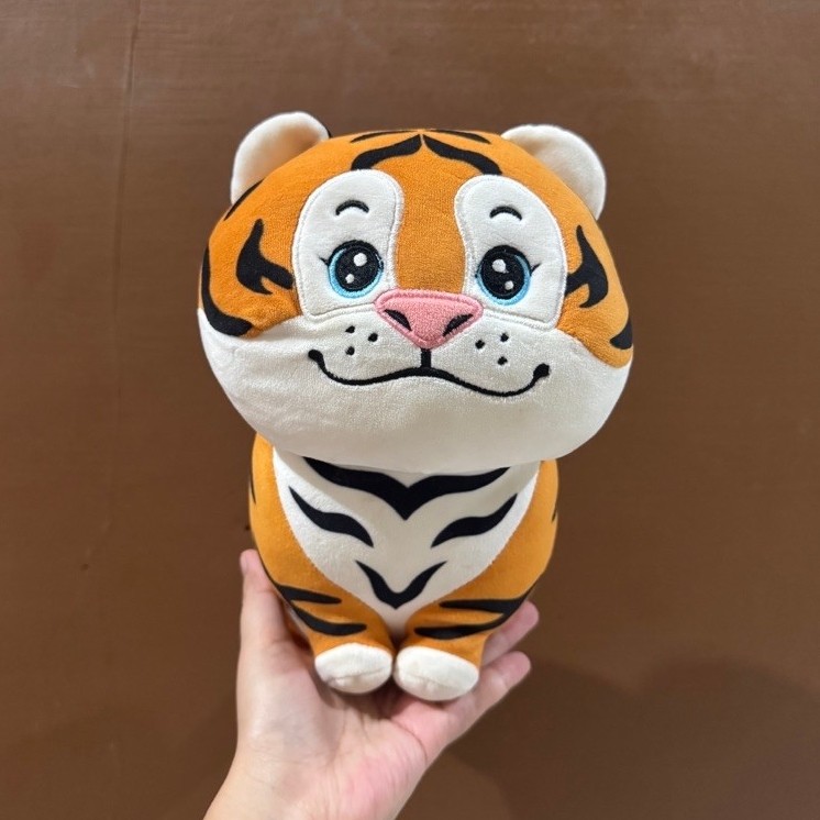 Boneka Karakter Harimau Lucu size 14cm / Boneka Harimau / Boneka Karakter Harimau Loreng
