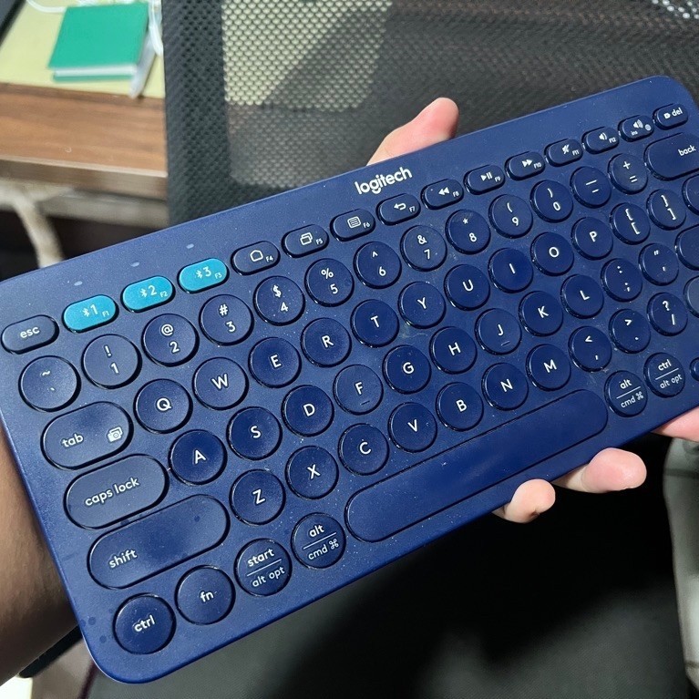 Preloved Keyboard Logitech K380s Pebble Keys 2 Bluetooth Multi Perangkat