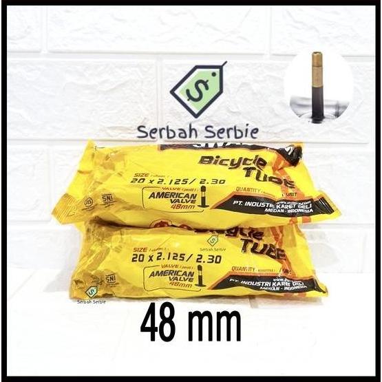 Cylceid- Ban Dalam Sepeda 20X2.125 2.30 20X2.30 20 X 2.125 48Mm Sllow Bmx