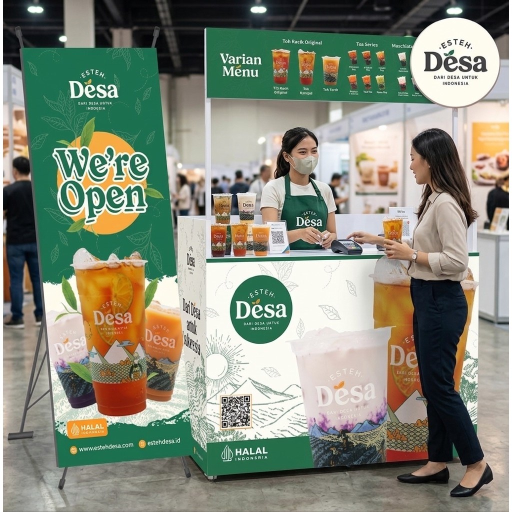 (COD) PAKET USAHA MINUMAN ES TEH DESA FRANCHISE MINUMAN TERMURAH