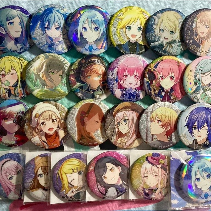 Project Sekai Various Glitter Badge
