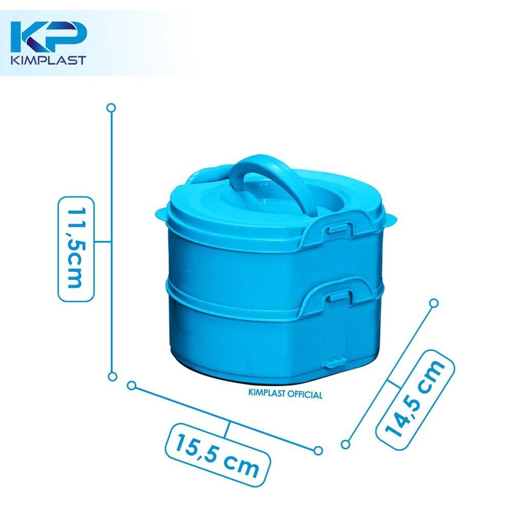 BEST DEALS KIMPLAST RANTANG VALENCIA Susun 2/ Rantang susun 2 plastik / Rantang susun 2 / rantang su