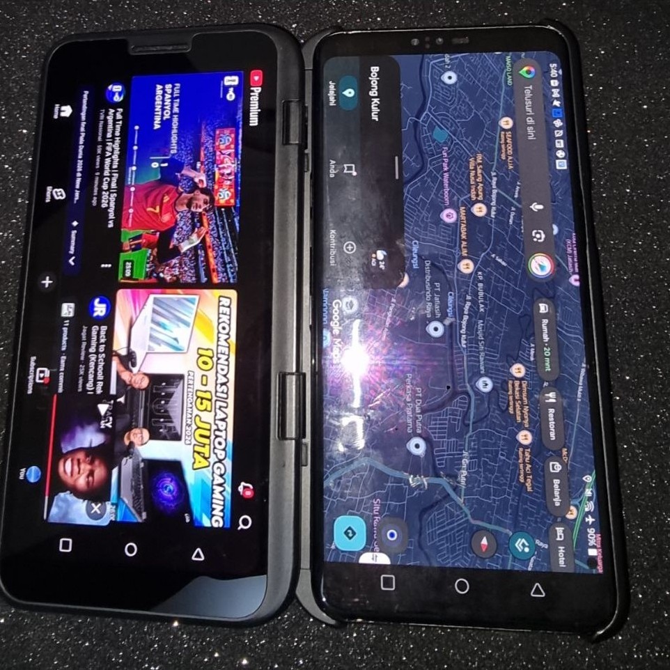 LG v50 + dual screen sinyal permanen