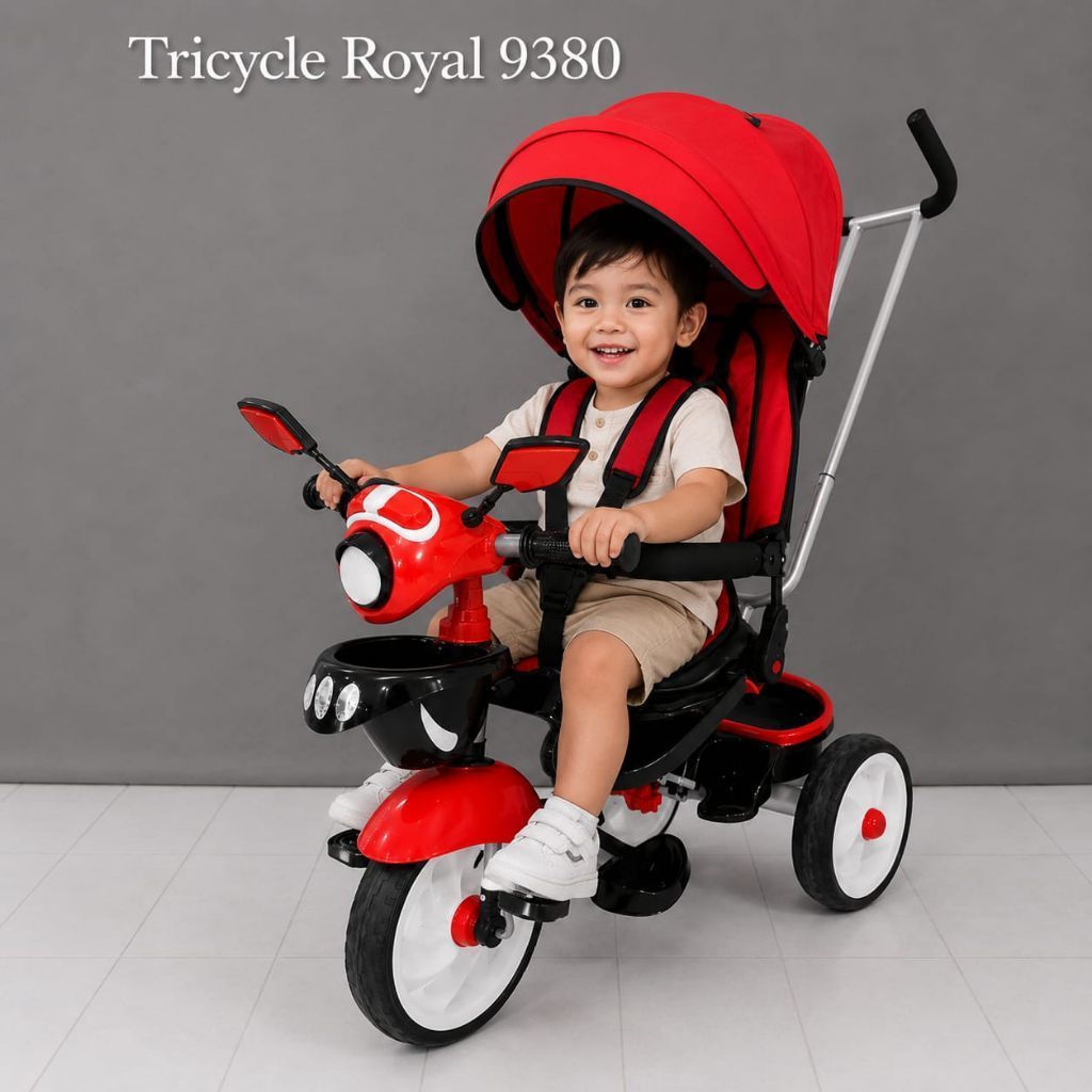 Sepeda Anak Tricycle Roda 3 Royal SNI Lampu Musik