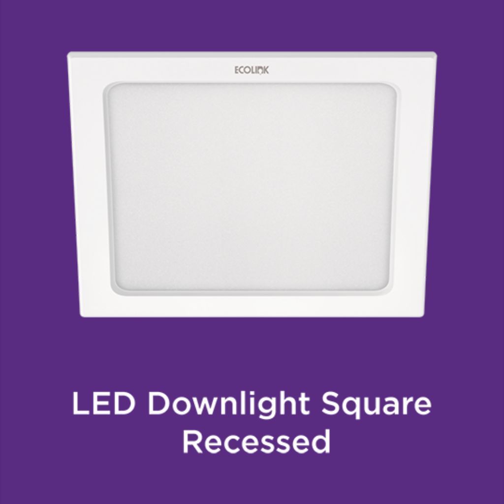 Lampu Ecolink Downlight Led Panel D125 Lampu Plafon Inbow Tanam