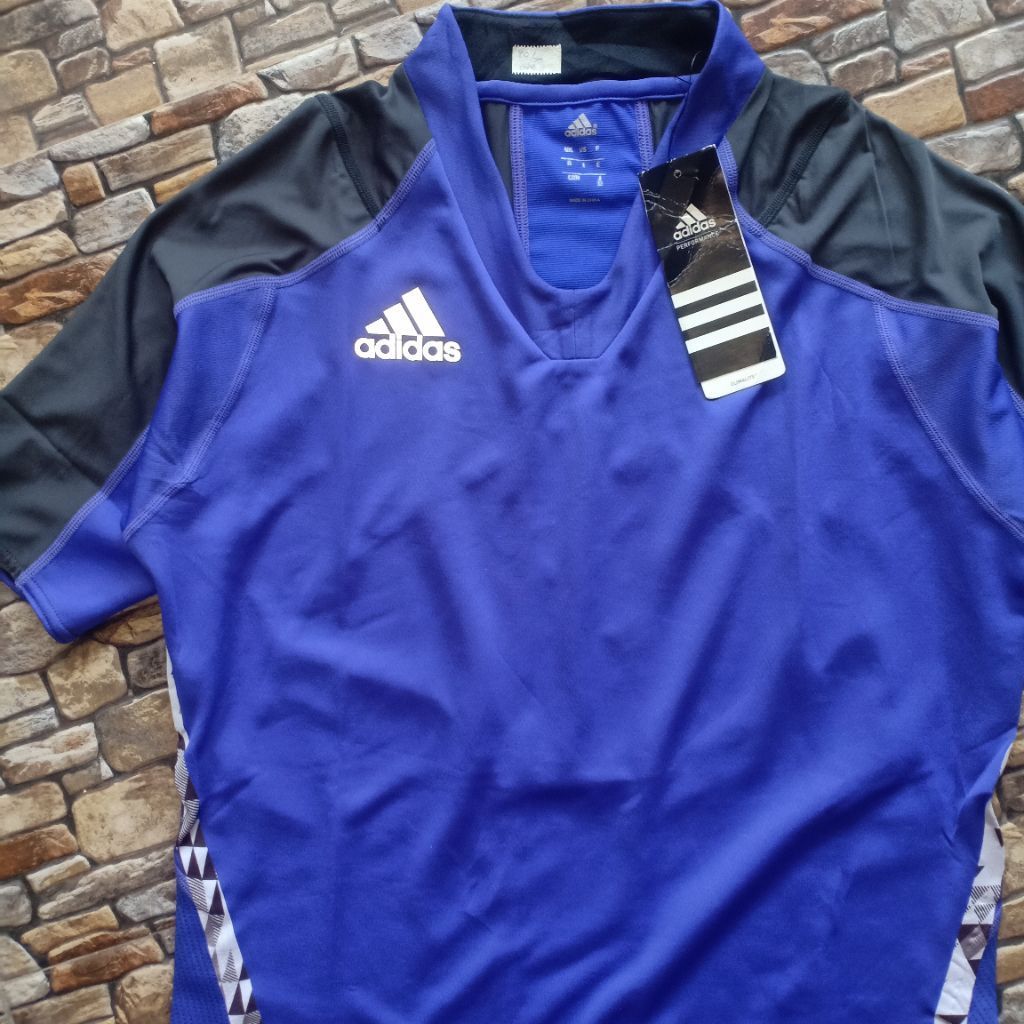 Tshirt Jersey Running branded ADIDAS CLIMALITE preloved original size L