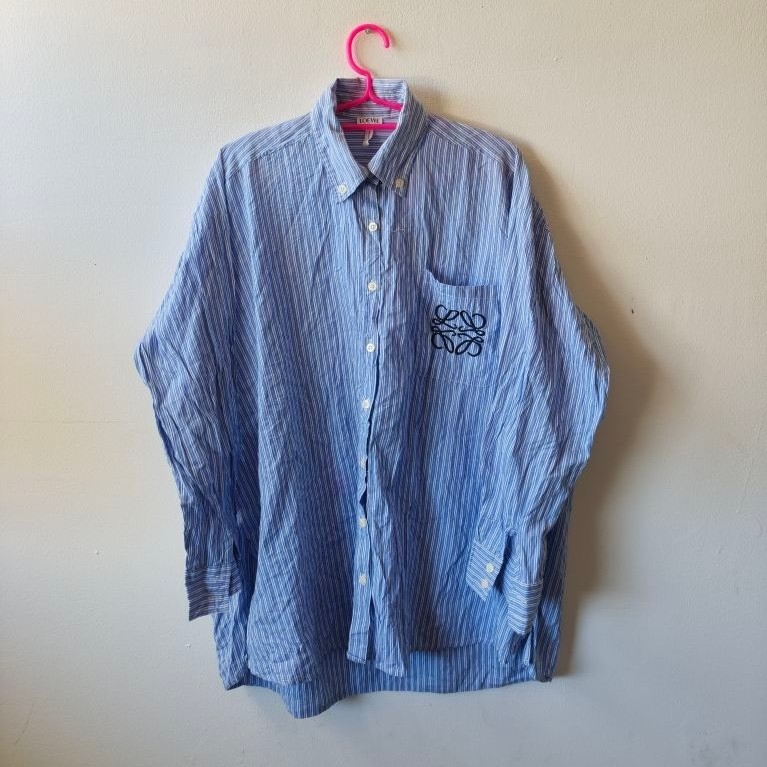 KEMEJA LOEWE BLUE STRIPE ORIGINAL