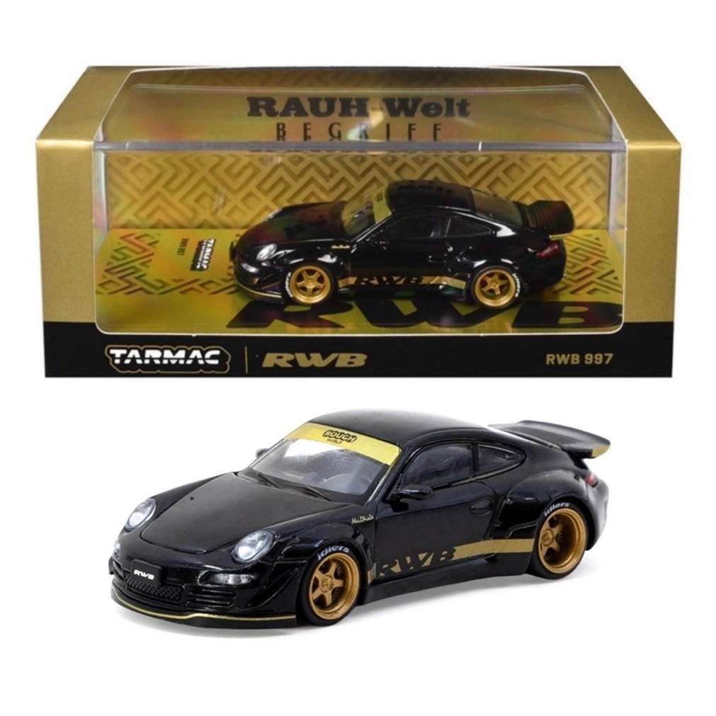 Tarmac Works 64 Porsche RWB 997 Black
