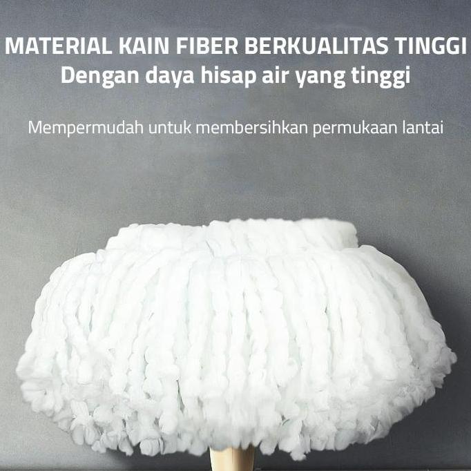 [] GM Bear Tongkat Set + Kain Pel 1521 - Mop Stick Set with HEADMOP