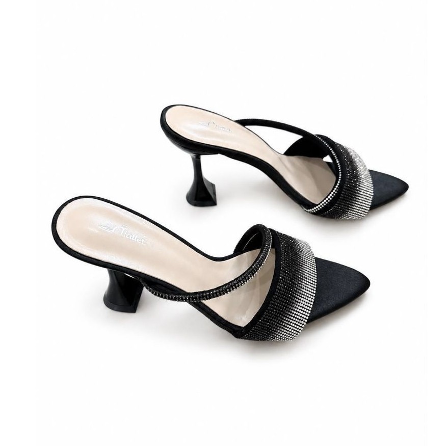 SABLE HEELS BLACK