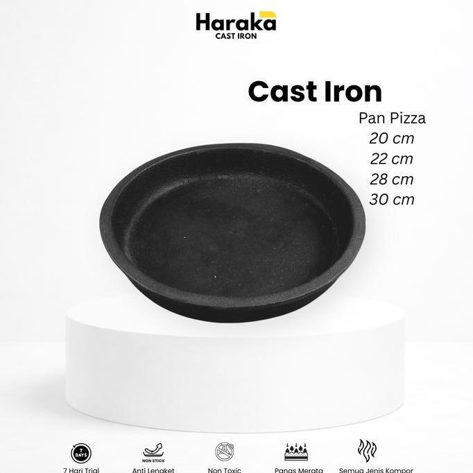 Haraka Cast Iron Pan Pizza / Loyang Pizza Cast Iron