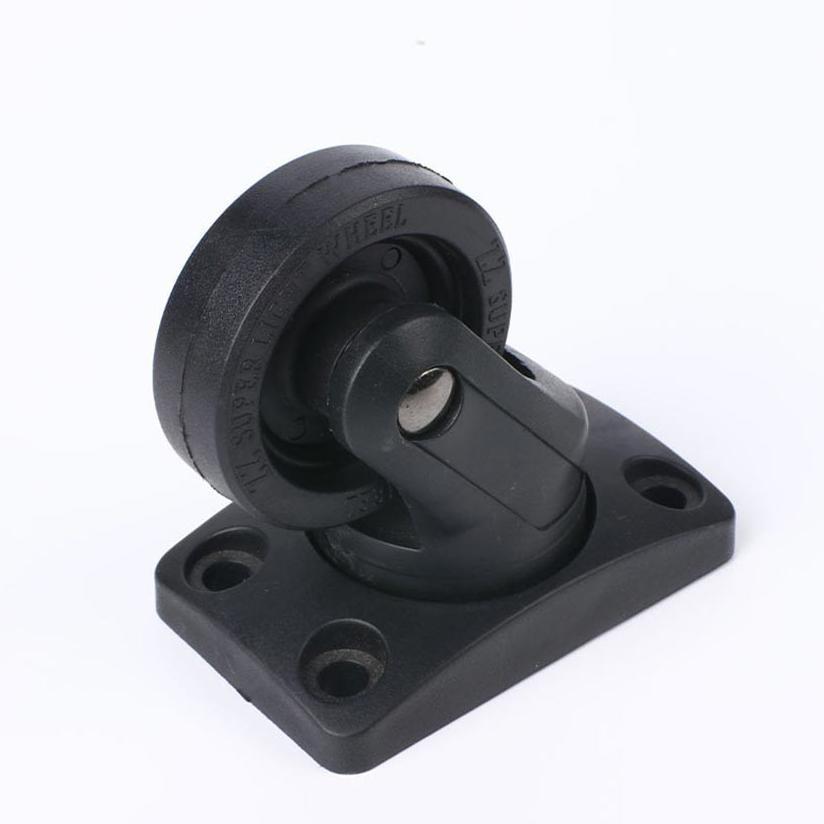 4Pcs/Set Roda Gepeng Roda Lemari Trolley 3 inch Roda Koper Troli Pengganti 360 Derajat - Roda Caster