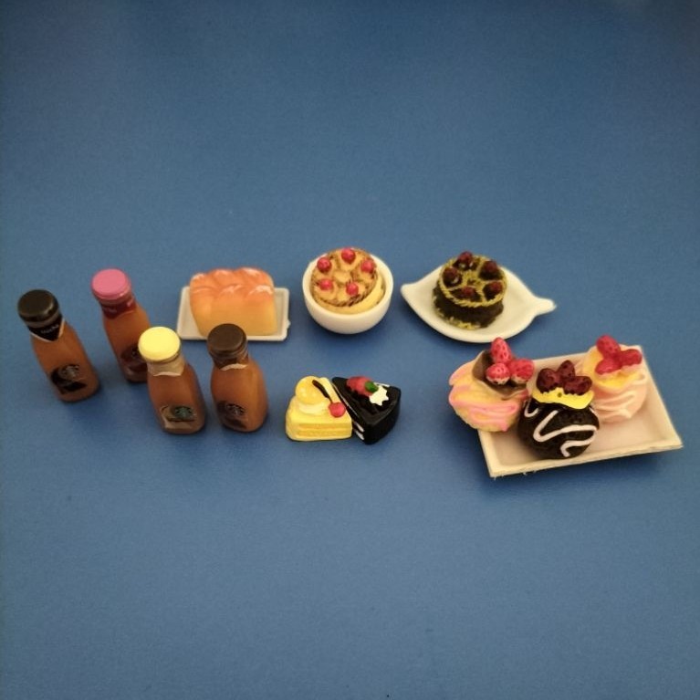 Miniatur Makanan Food Mainan Preloved Take All