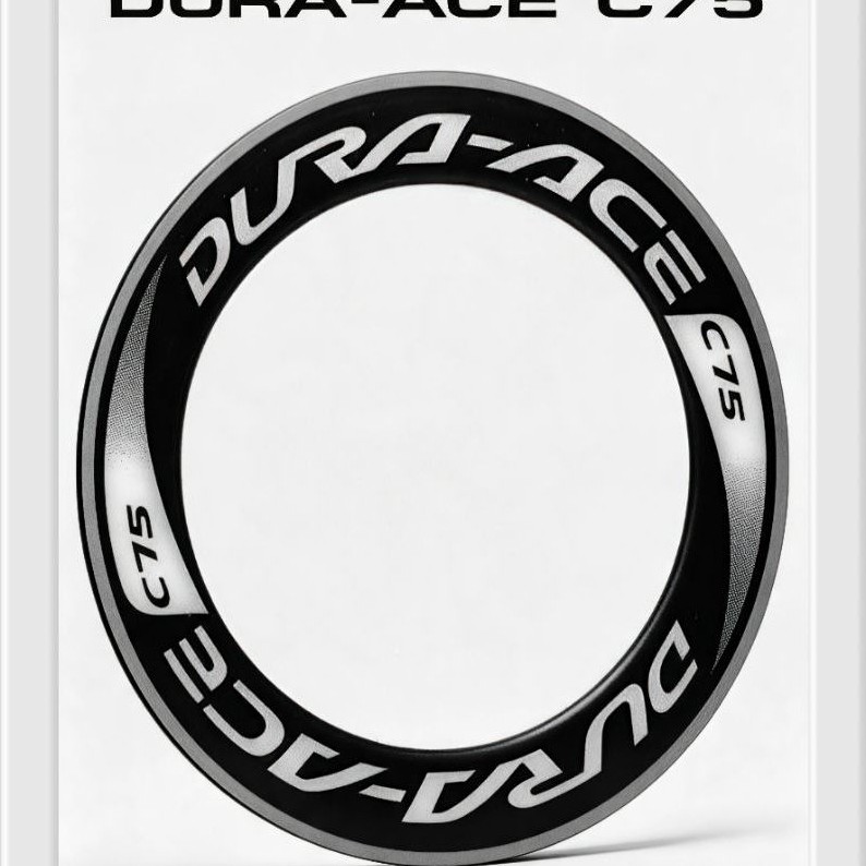 sticker decal velg Rims roadbike 700c lebar 5cm 3,5cm