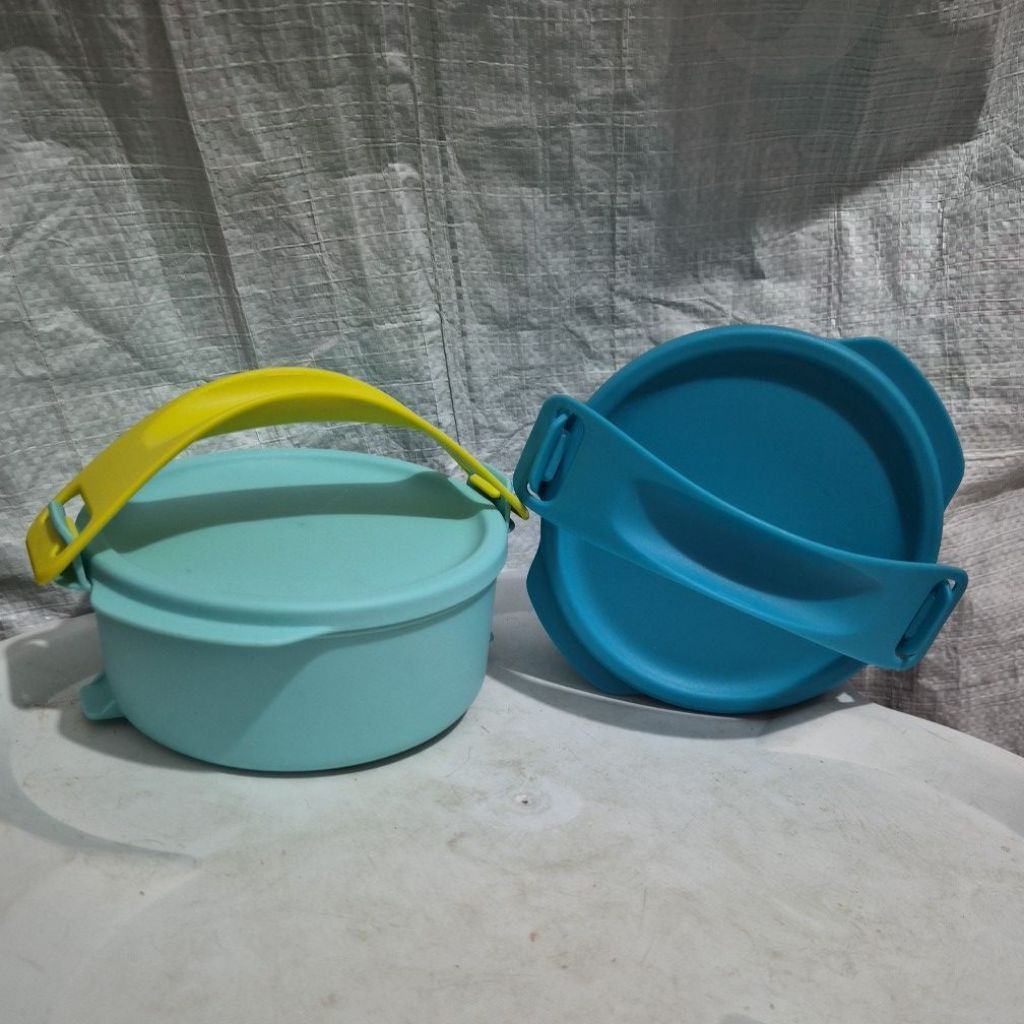 Rantang CTG bulat Mini 525ml Baru Tupperware include Handle