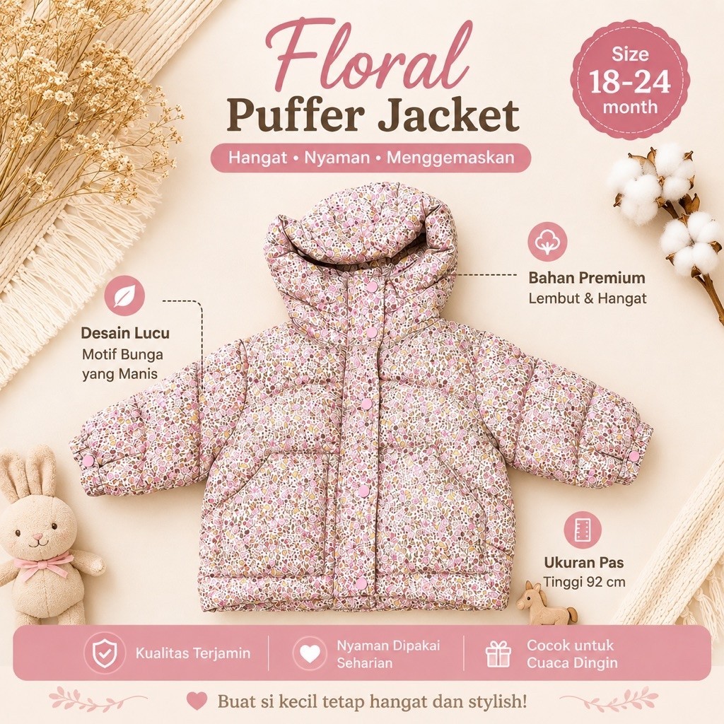 Zara Baby Jacket Puffer Fit