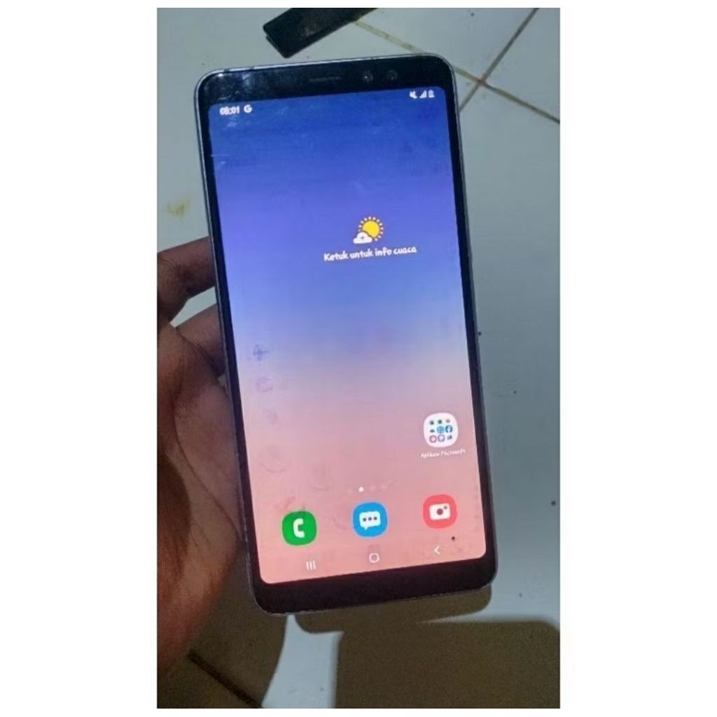 LCD Samsung A8 Plus Ori Cabutan