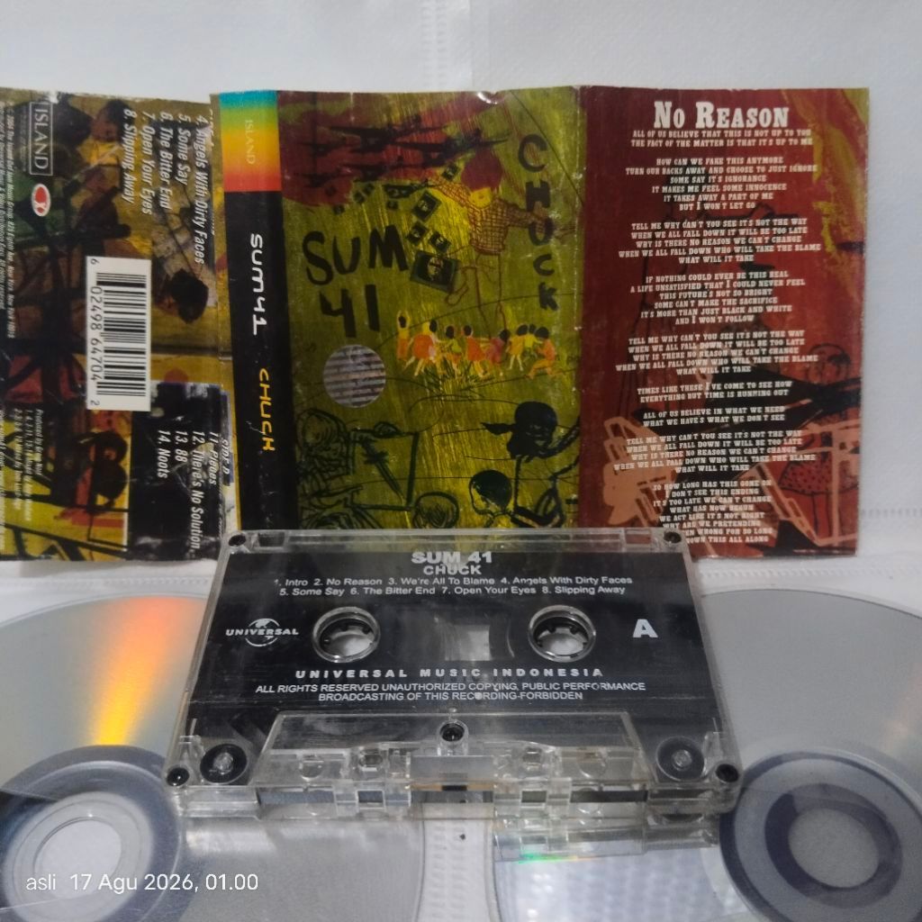 kaset pita Sum 41 _ chuck