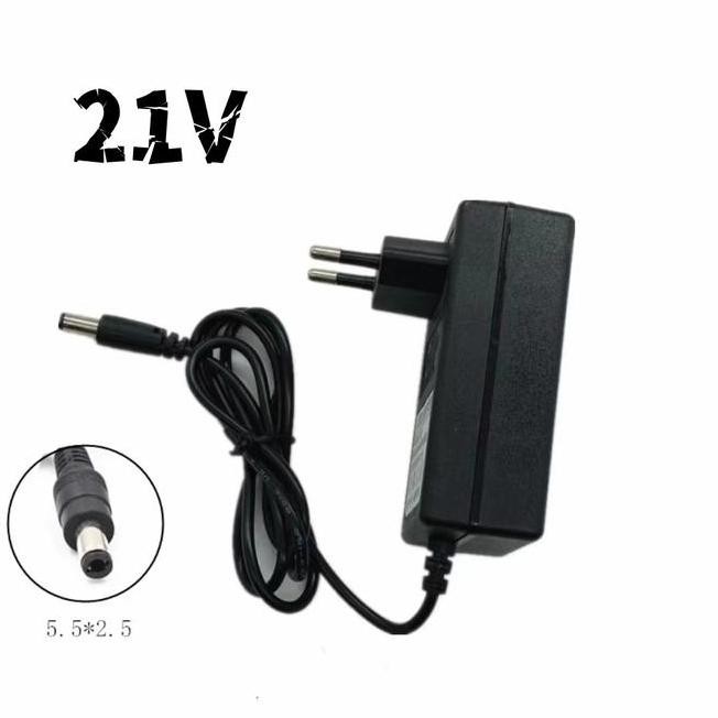 THUNDEX Dagmara Adaptor Charger 21V Cocok untuk kunci pas tanpa kabel dagmara 21V
