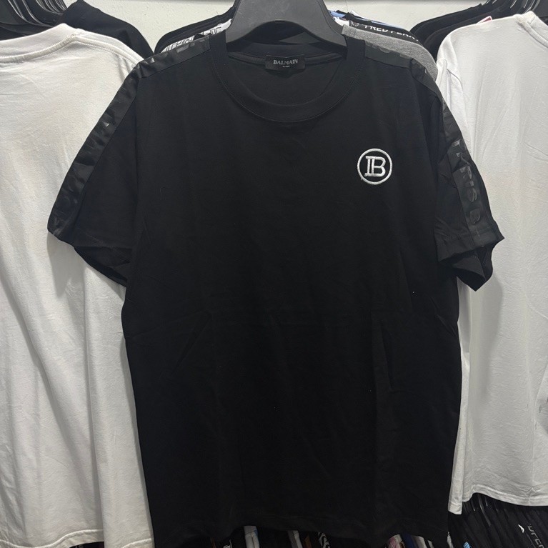 BalmainTee black on blck taped second