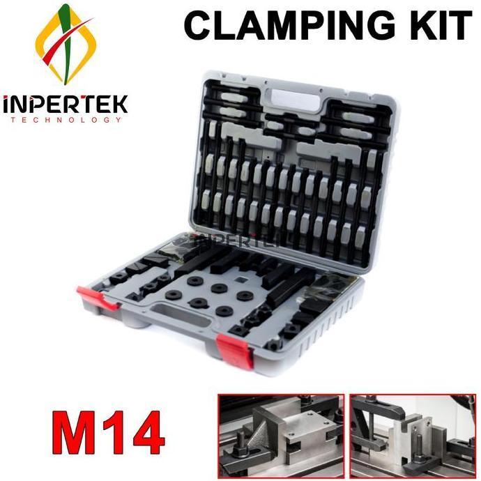 PHIMO Clamping Kit M14 Clamp Set M 14 Klem Penjepit Mesin Milling Clemping