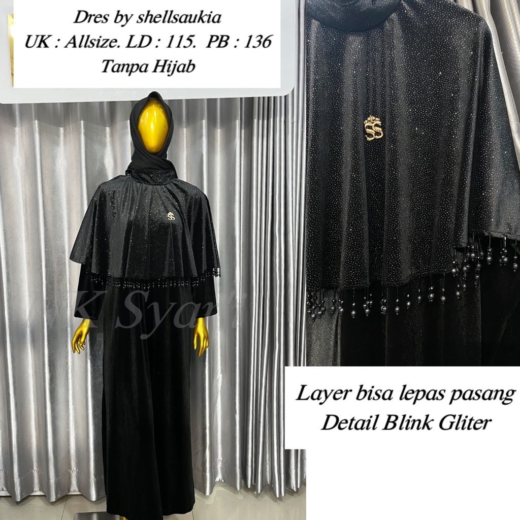 dres shellasaukia hitam