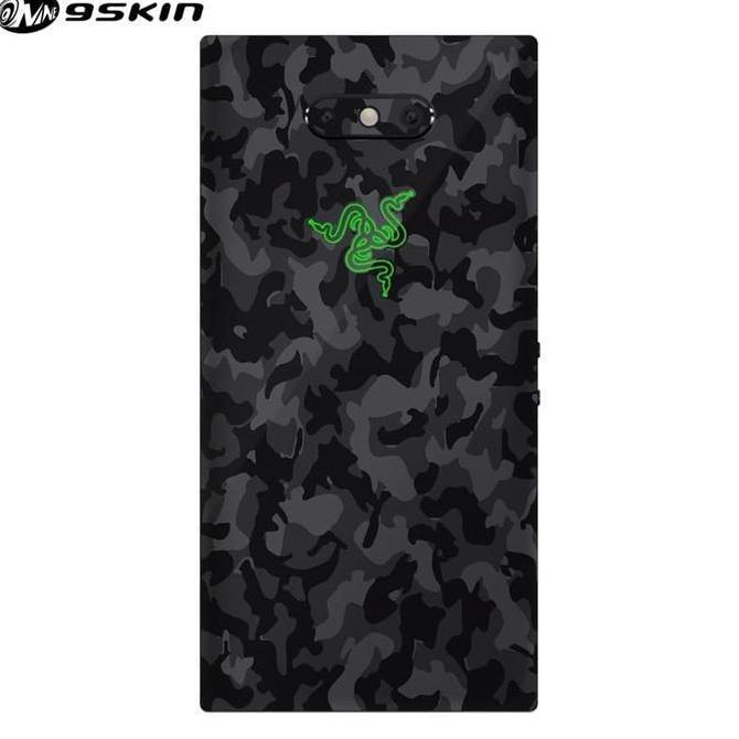 NEW 9Skin - Premium Skin Protector for Razer Phone 2 - 3M Black Army