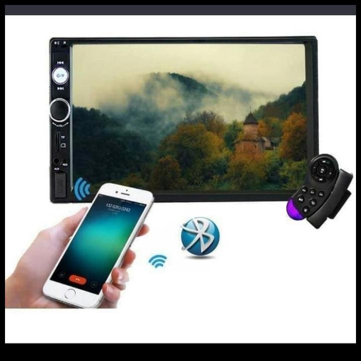 DISKON HEAD UNIT DOUBLE DIN LED MIRORR LINK ANDROID MOBIL INNOVA LAMA 